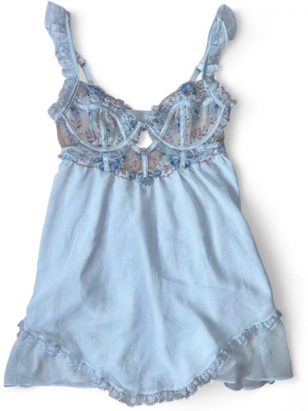 For love and lemons sorbet rose blue babydoll